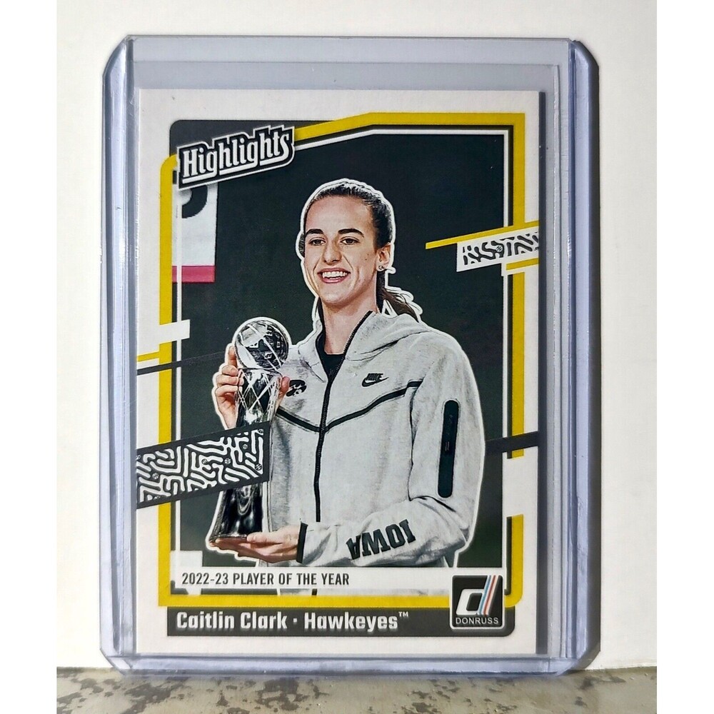 2024 Caitlin Clark Panini Donruss #H13 Highlights Basketball Card Iowa Hawkeyes